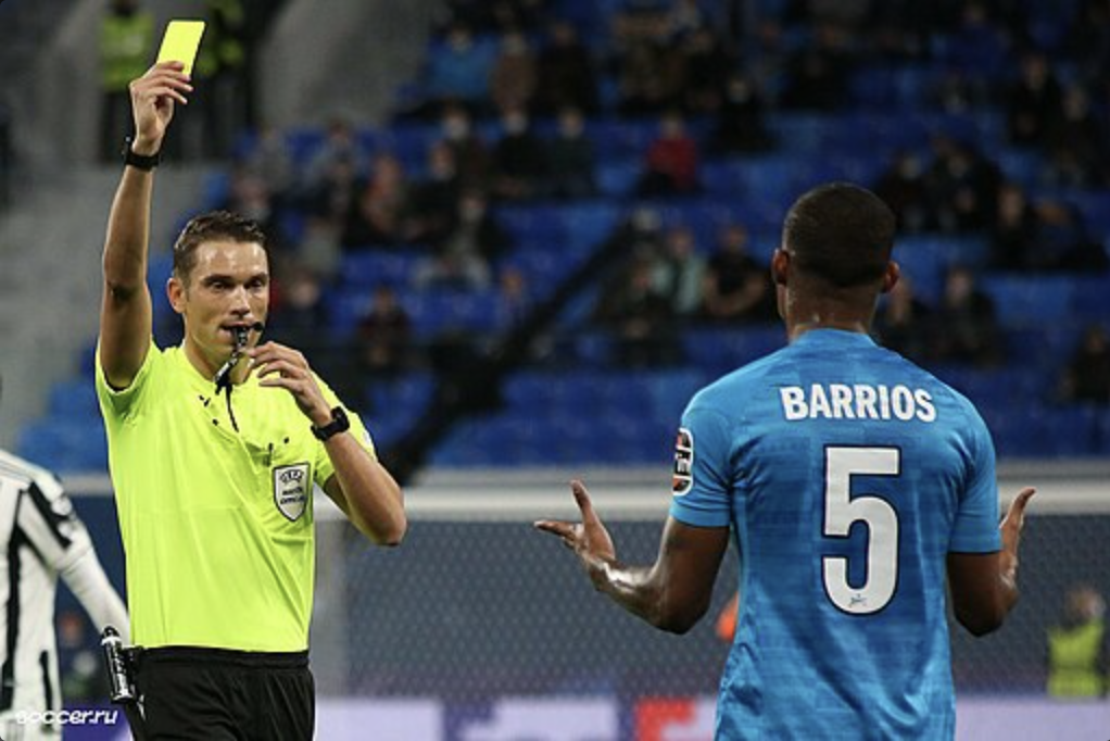 Blue cards will act as a middle ground between the existing yellow and red cards. 